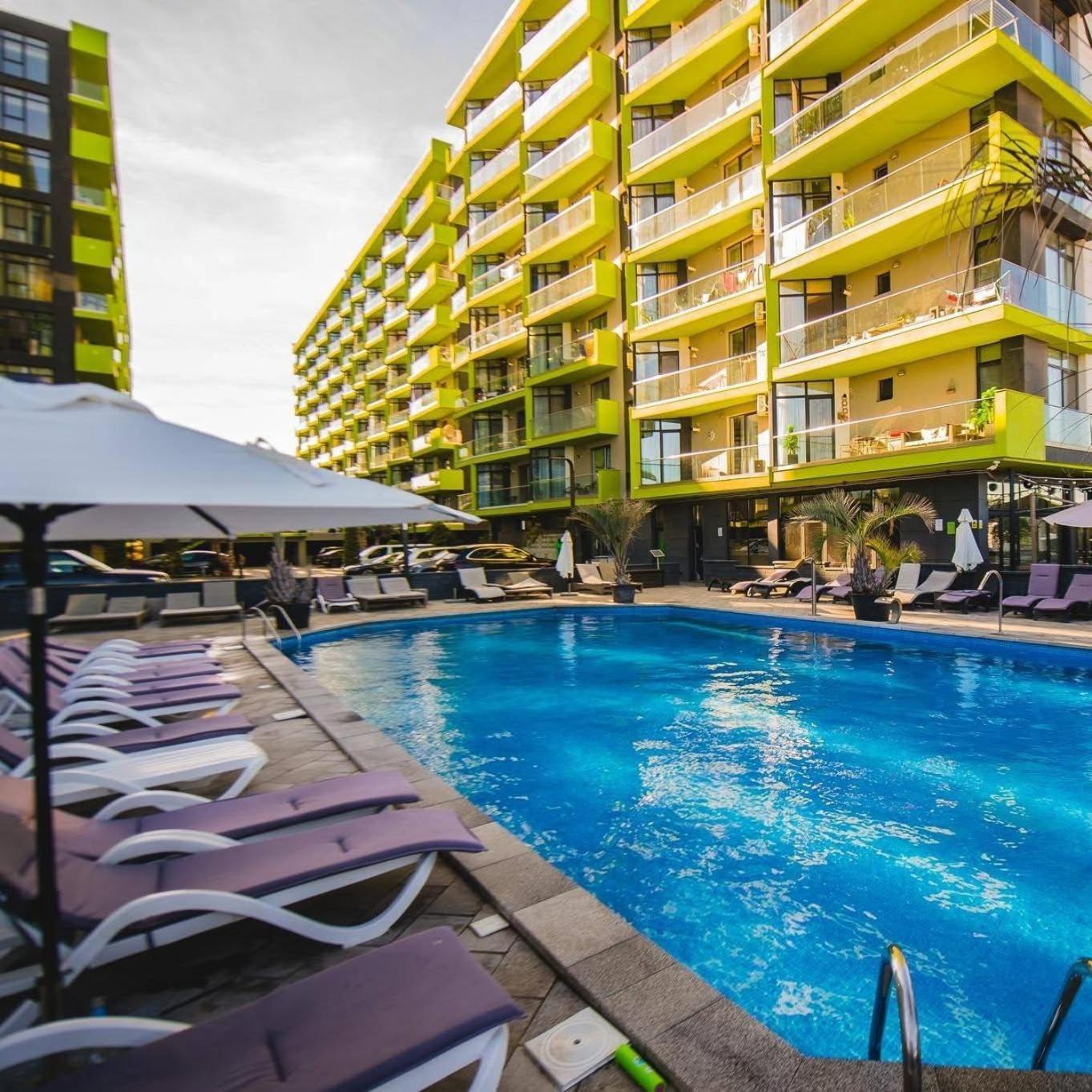 Alezzi Beach Resort Nautica Năvodari Exterior foto